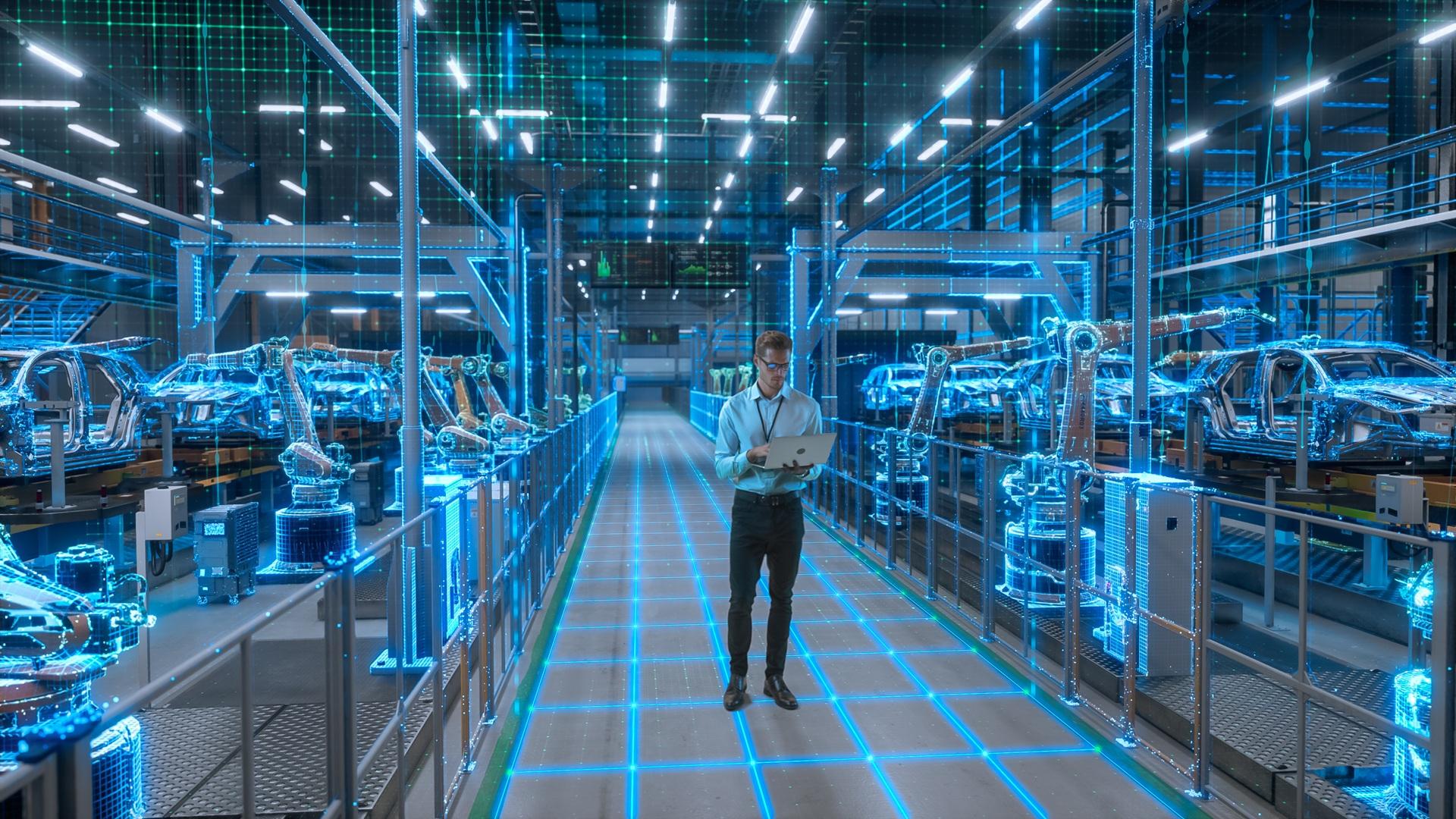 Laser Absaugung in digital vernetzter Fertigung