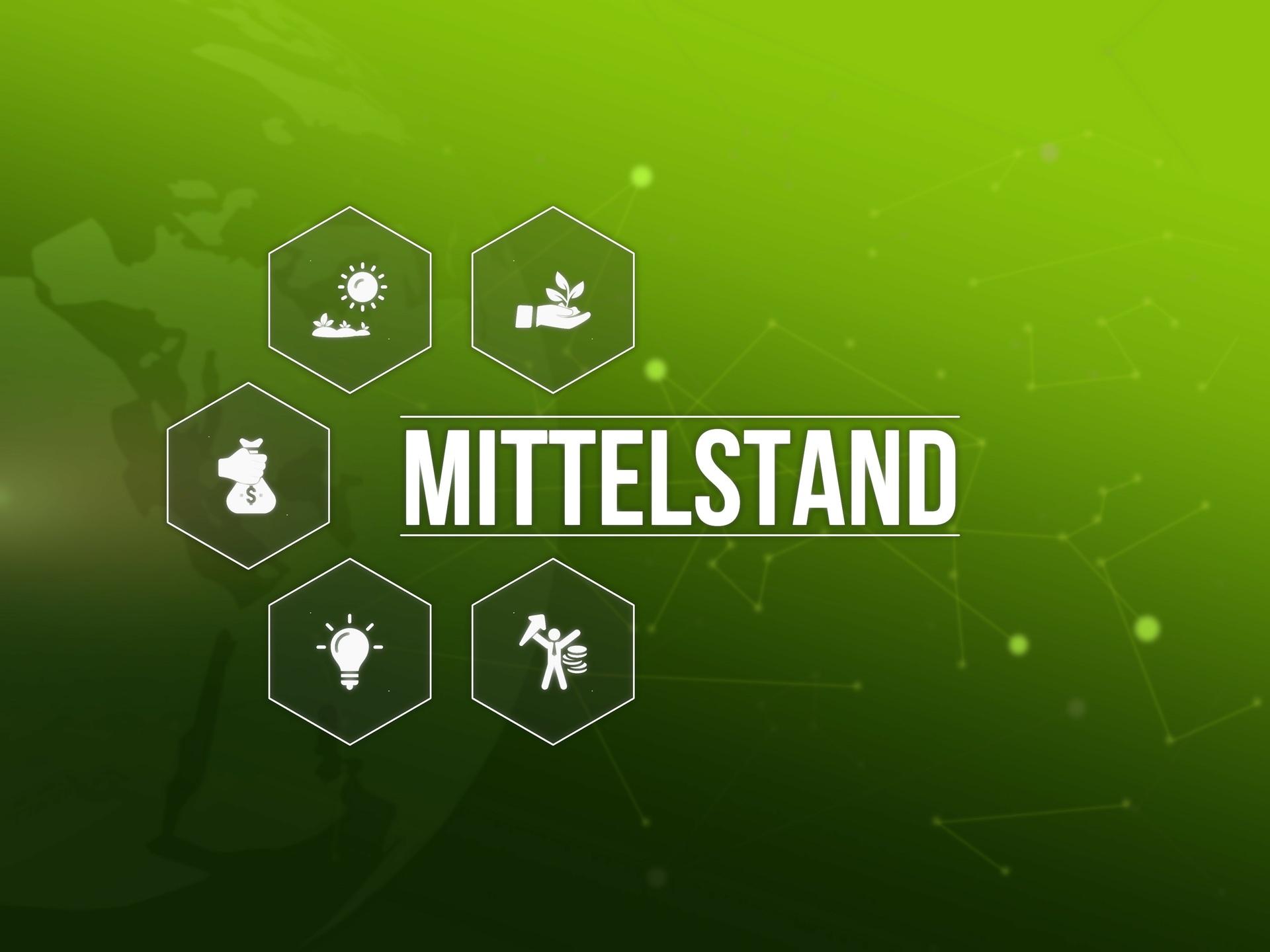 Symbolgrafik zum Mittelstand | Regenwasserzisterne